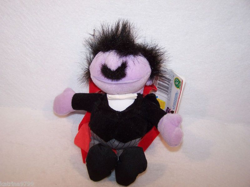 1997 Sesame Street Mumford 8 Plush Doll Toy