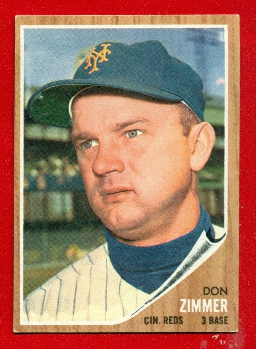 1962 Topps 478 Don Zimmer NRMINT Set Bust