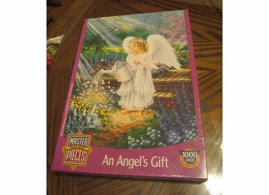 New Masterpieces An Angels Gift Victorian Girl Angel 1000 Piece