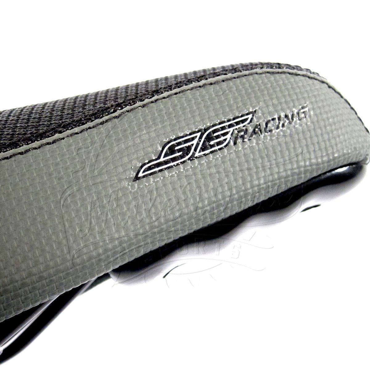 SE Bikes BMX Racing Dirt Jump Saddle Black Grey Steel Rails with SE