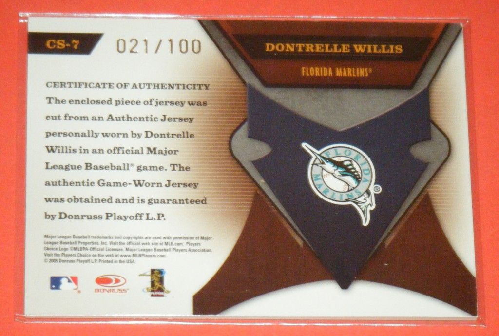 The authentic game worn jersey was obtained and is guaranteed by