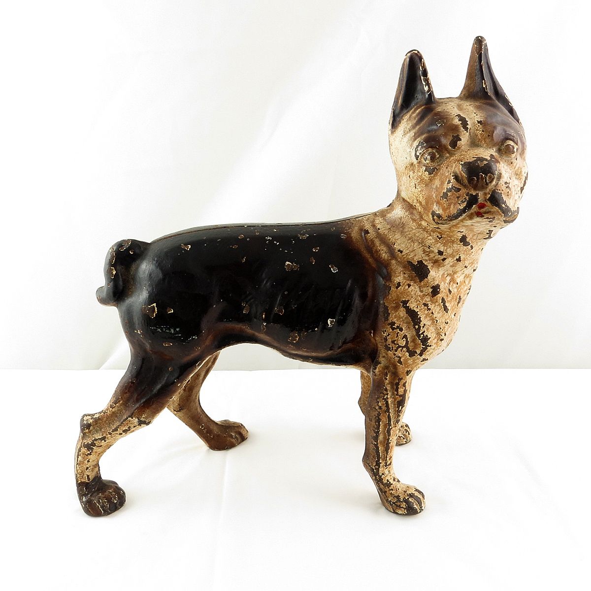 Antique Boston Terrier Cast Iron Door Stop