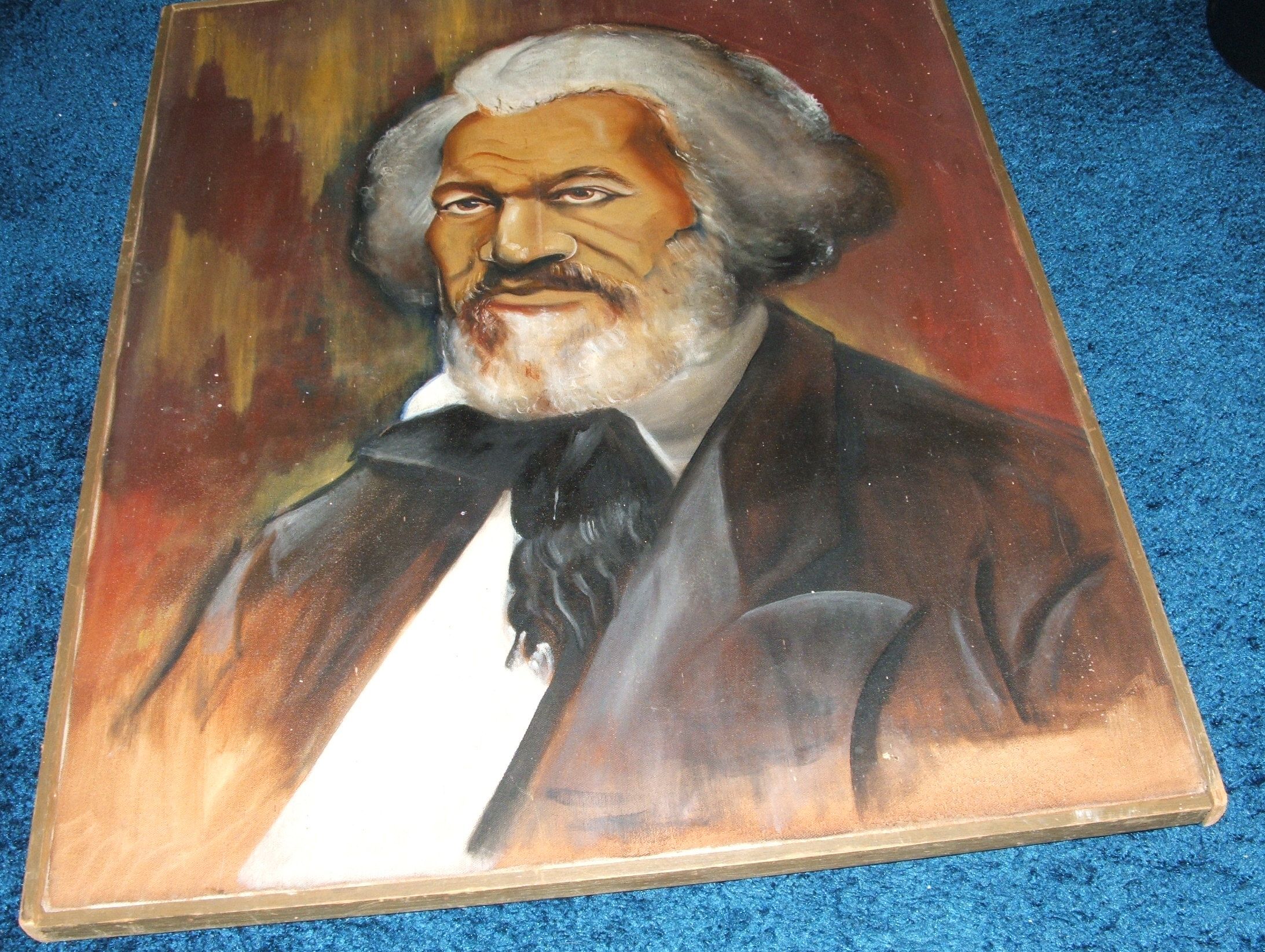 Frederick Douglass Painting RARE African American Black