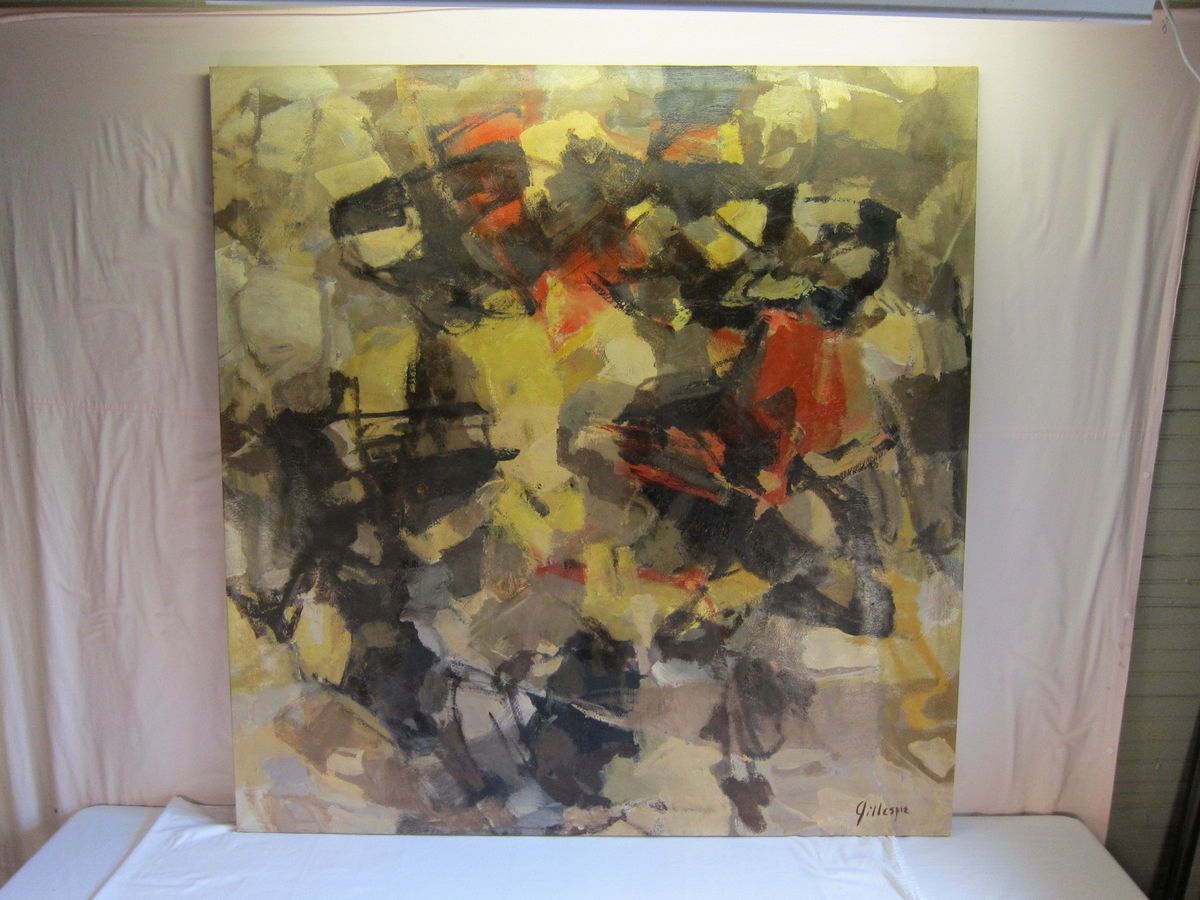 Dorothy Gillespie American 1920 Oil on Canvas LARGE Abstract Original