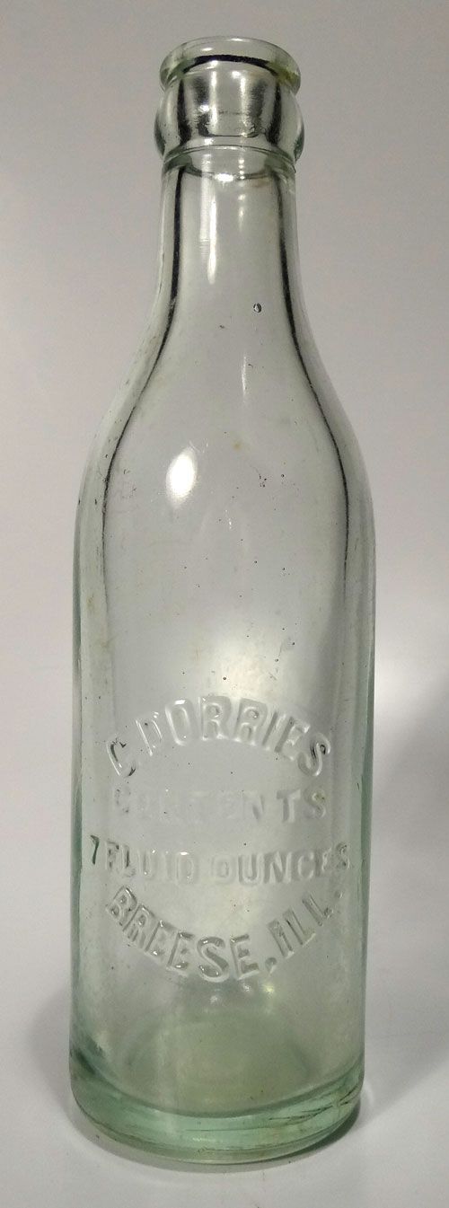 Dorries Breese Illinois IL Soda Bottle Antique Digger Cola Pop 7