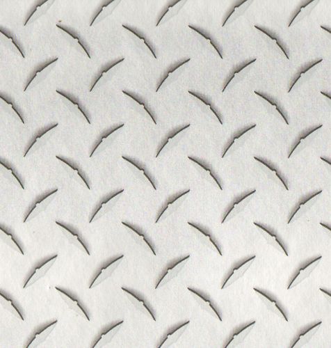 Diamond Plate Realistic Pre Pasted Vinyl Wallpaper