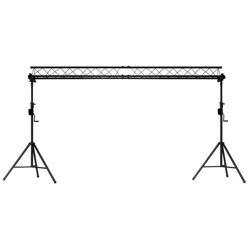 Rhino Wind Up Trilite Set TRUS03 Truss DJ Stand Backdrop Lighting Rig