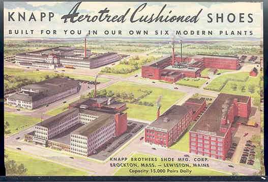 Knapp Brothers Shoe Factory Brockton MA Lewiston Me