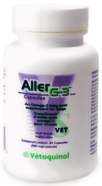 Vet Solutions Aller G 3 Supplement for Small Breeds 60 Capsules