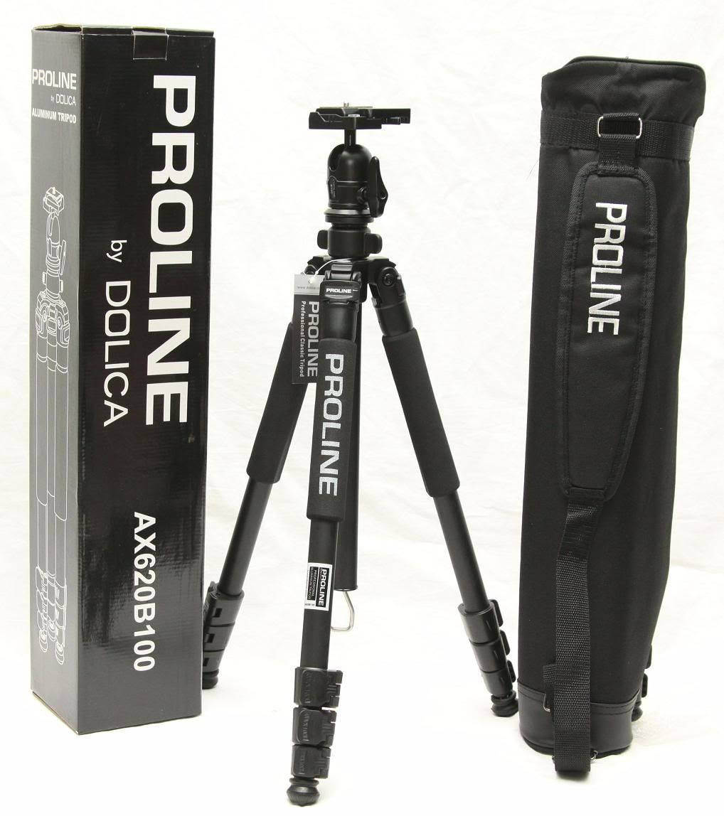 Dolica 62 Proline AX620B100 Aluminum DSLR Camera Photo Tripod with