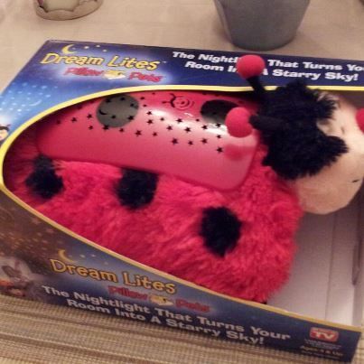  Dream Lites Pillow Pets MS Lady Bug