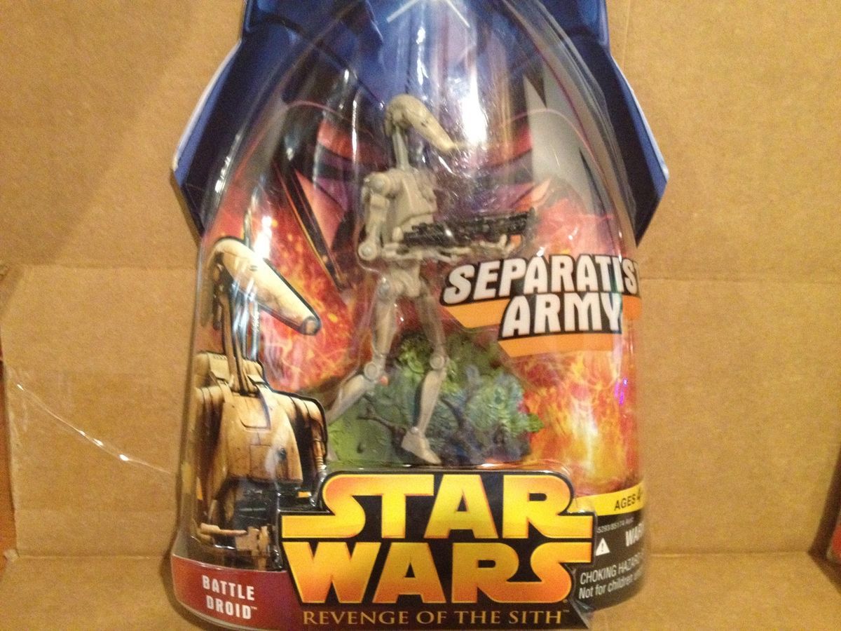 Star Wars Revenge of The Sith Action Figure Battle Droid