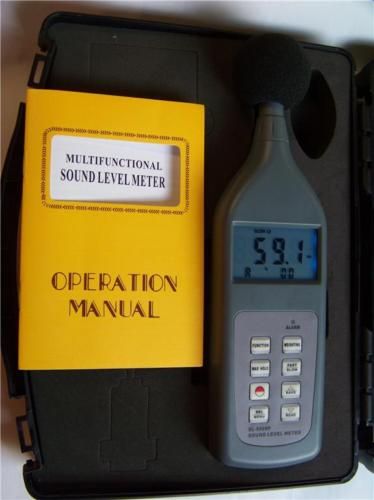 Digital Sound Noise Level Meter w Built in Calibration Lp Leq Lmax Ln