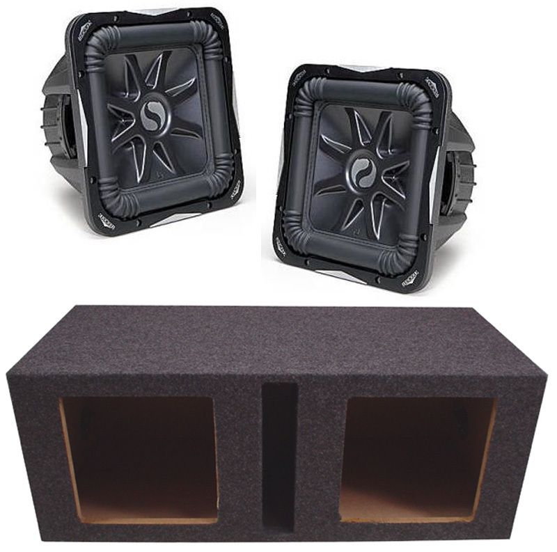  SUBWOOFER SYSTEM S15L7 SOLOBARIC SUBS & DUAL 15 INCH SUB ENCLOSURE