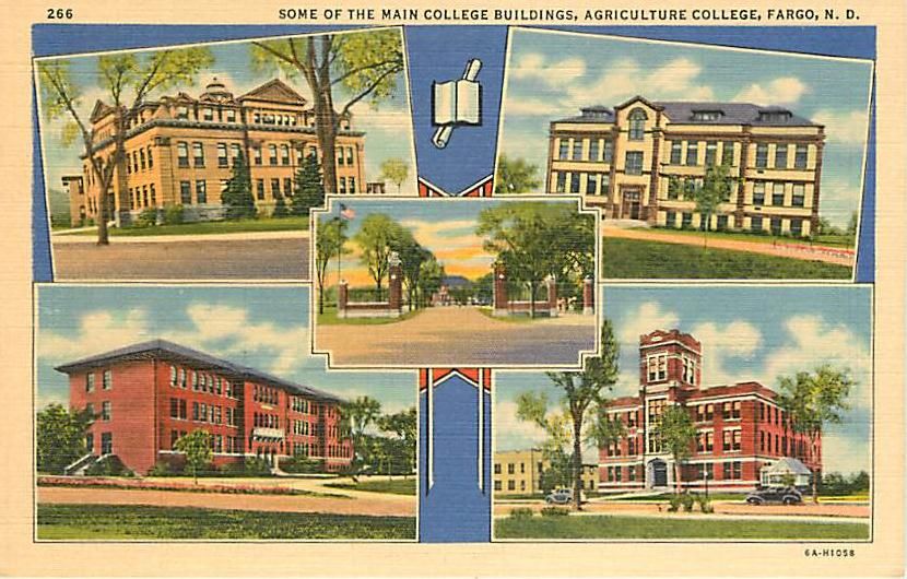 ND Fargo Agriculture College Main Buildings K48357