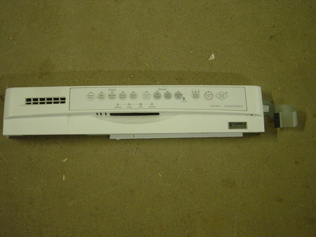 Kenmore Dishwasher Control Panel Part 8572839