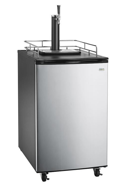 stainless steel kegerator our top of the line kegerator includes dual