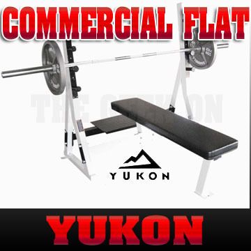   Commercial Flat Olympic Bench Weight Dumbbell Fitness Workout Bench