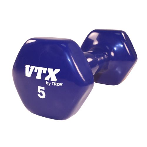 New Pair Vinyl Coated Dumbbells 5 lbs ea 