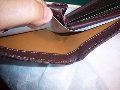 dopp leather ziparound id wallet