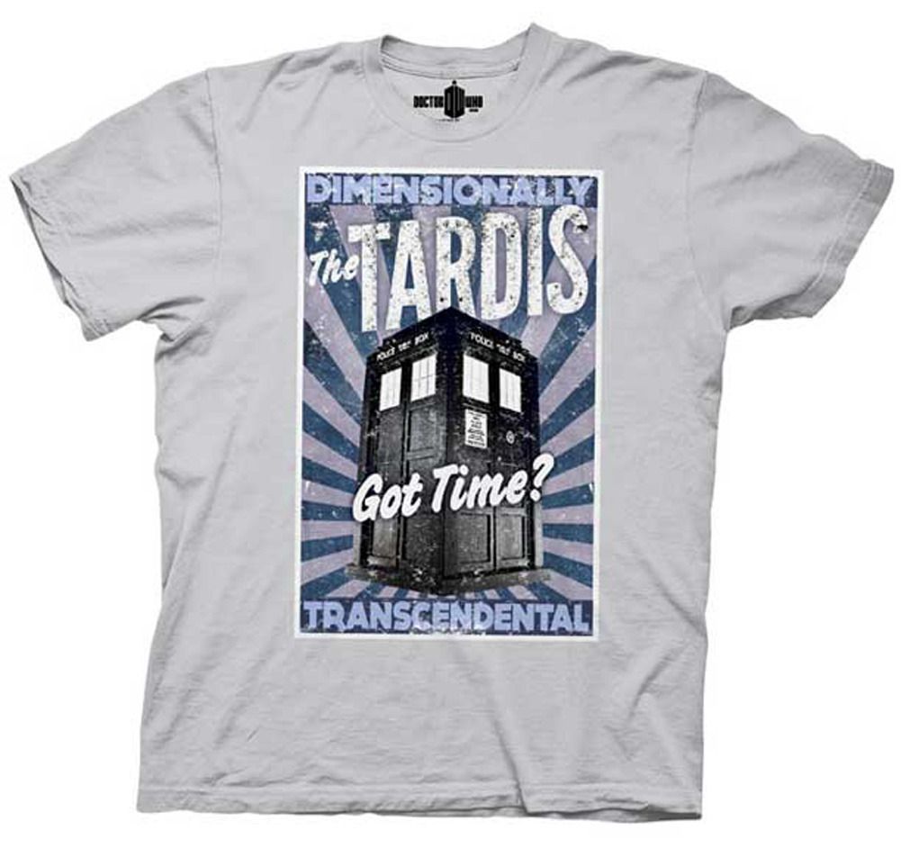 Doctor Who Dr Dimensionally Transcendental Tardis Adult TV Show T