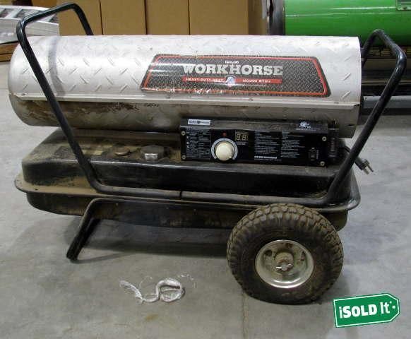 WORKHORSE BY DYNA GLO SHOP SPACE HEATER 120K BTU HEAVY DUTY FULLY