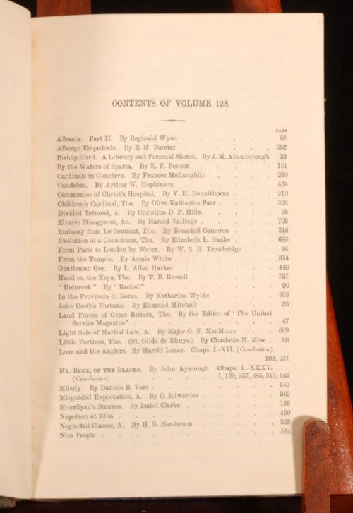 1902 03 2 Vols Temple Bar Albergo Empedocle Forster