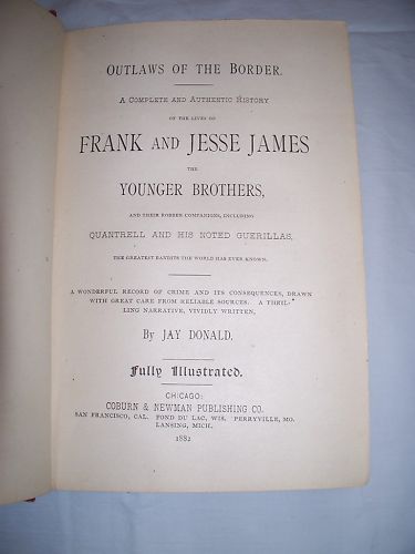 The Adventures of The James Bros Illustrated J Donald