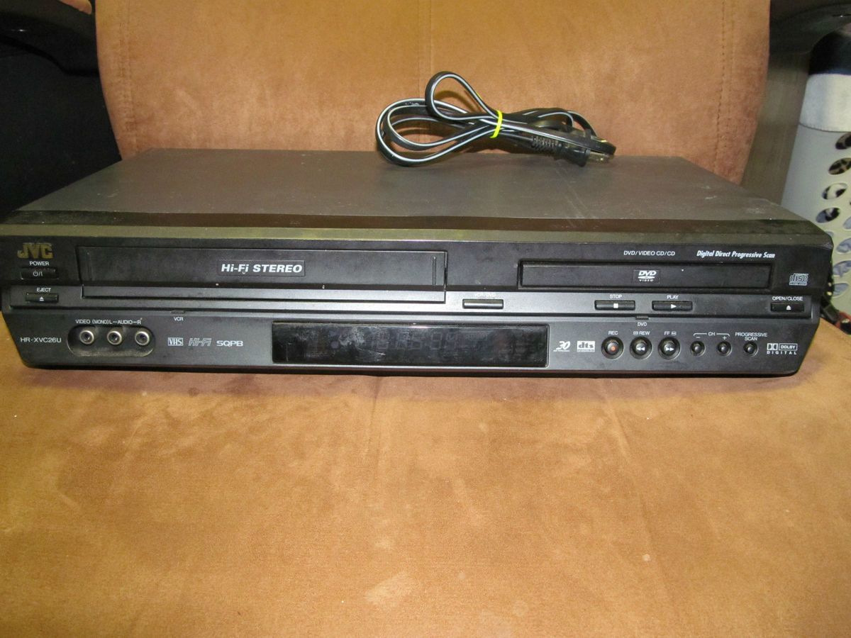 JVC HR XVC26U DVD VHS Player Tested Working 