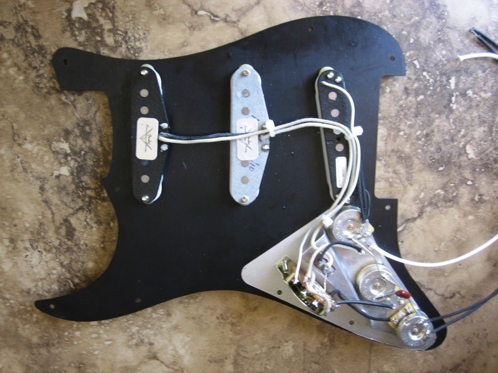 duncan ssl 5 fender cs 69 fat 50 s custom pickguard