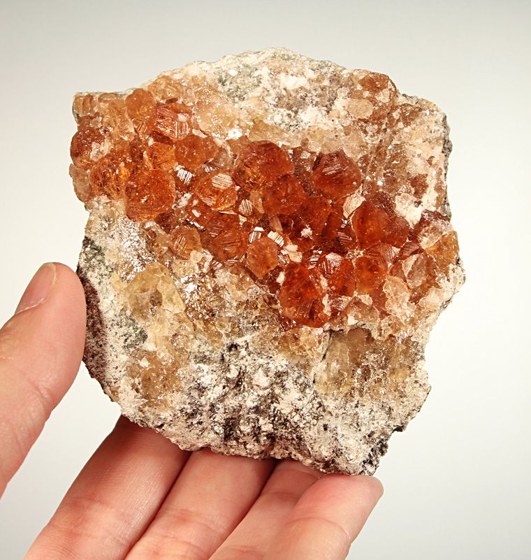 Sharp Sparkling Tangerine Grossular Garnet