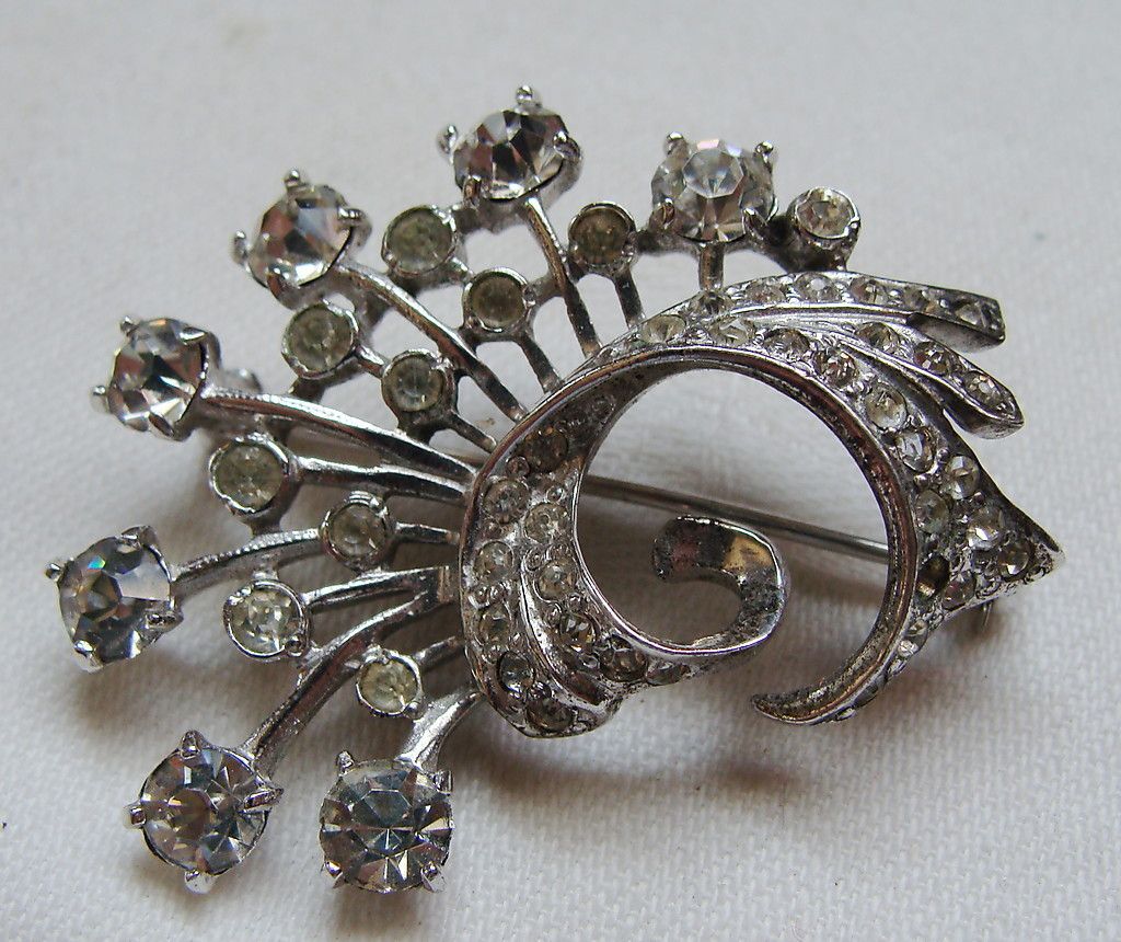  Eisenberg Sterling Silver Brooch Pin