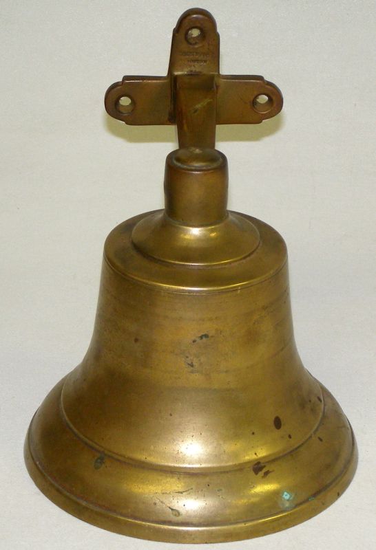 Vintage Edson Mfg Co Boston Brass SHIPs Maritime Marine Bell RE11