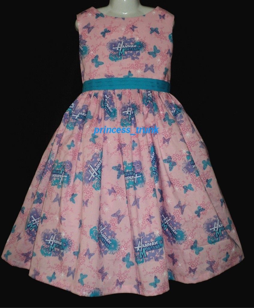 Princess Trunk Disney Hannah Montana Pink Dress Custom