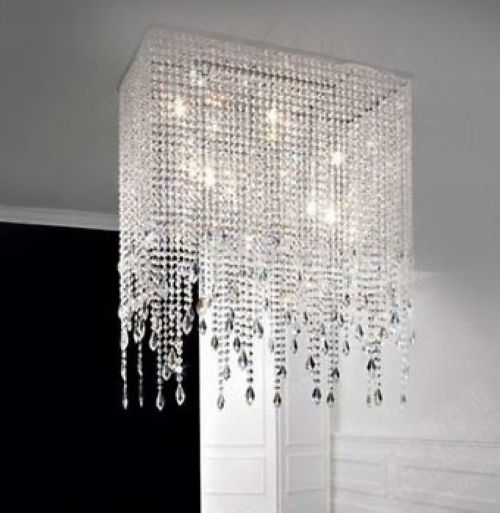 40cm Modern Drop Crystal Ceiling Light Lighting Pendant Lamp Fixture