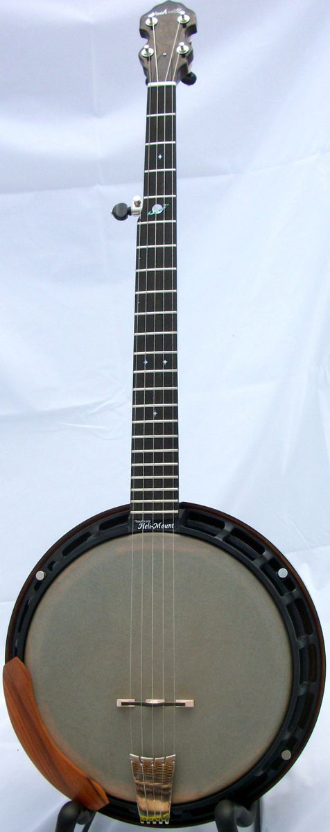 Nechville Saturn 5 String Heli Mount Banjo Walnut New