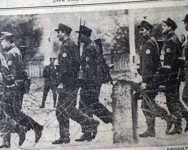 BERLIN WALL Construction Begins EAST & WEST Germany Divided 1961 Old