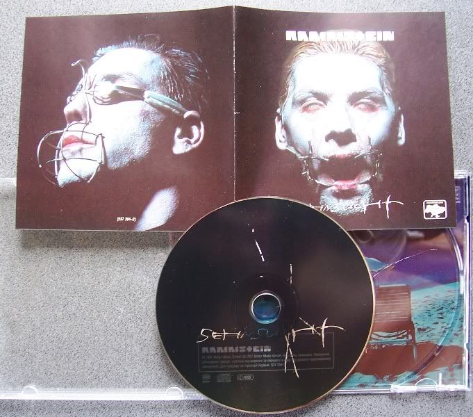 Lot 5 CDs Rammstein Herzeleid Rosenrot Mutter Sehnsucht Reise UKR