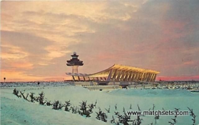 WASHINGTON DC Washingtond Dulles International Airport POSTCARD