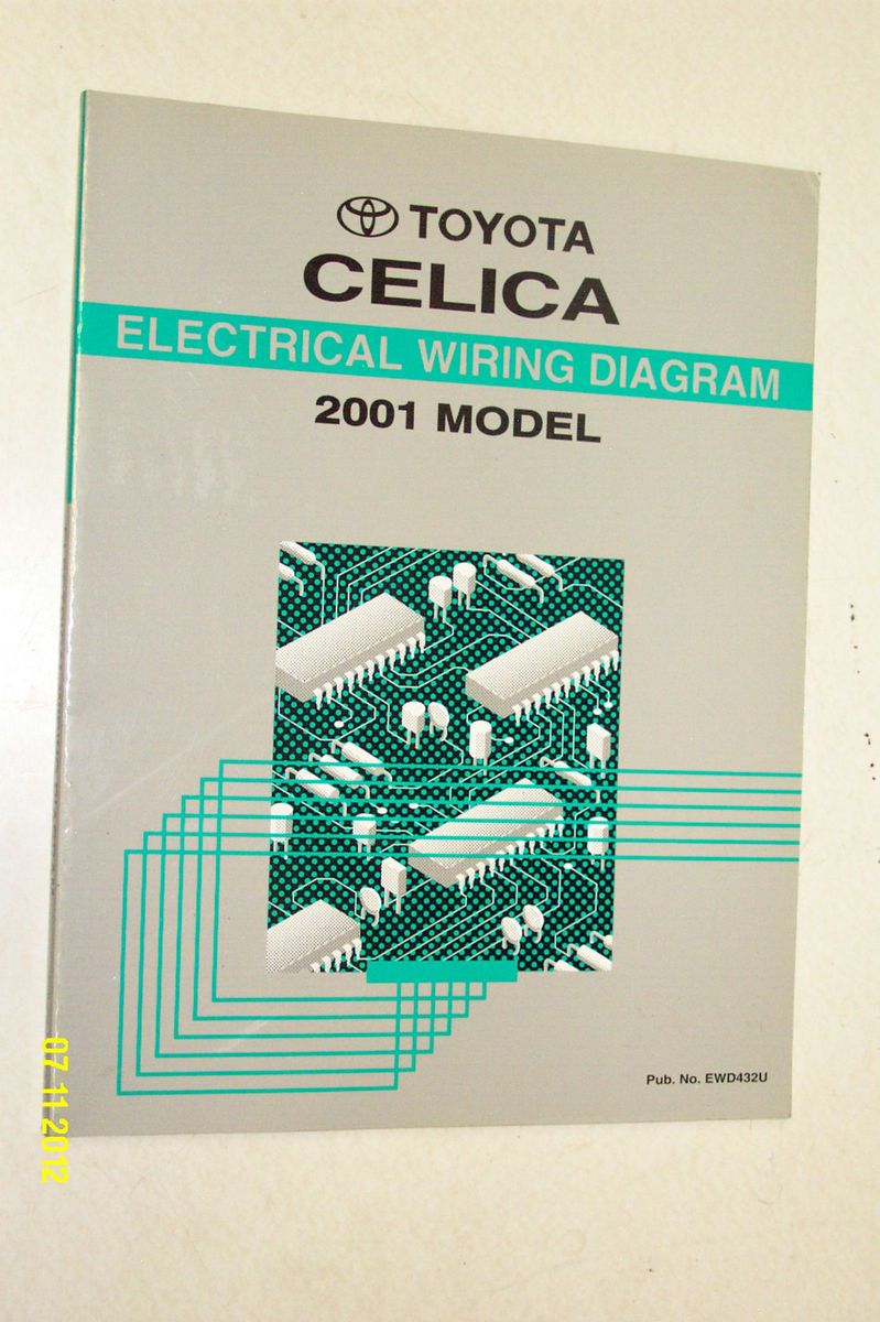 2001 Toyota Celica Electrical Wiring Diagram OEM
