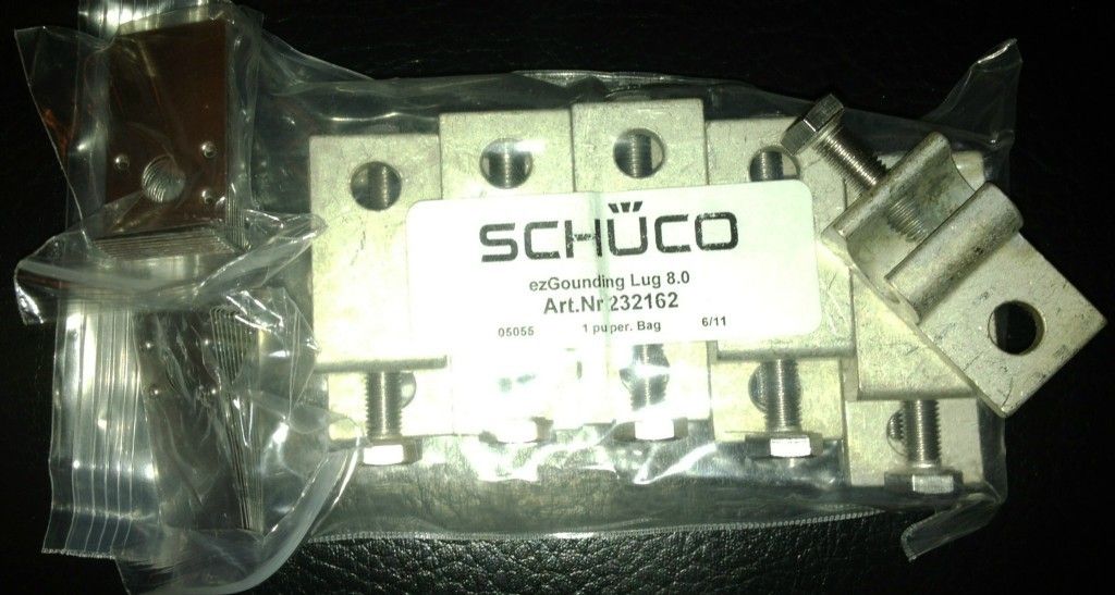 Schuco EZ Pass Through Grounding Lugs 232162 New