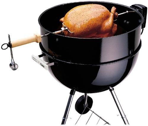 New Weber 2290 22 1 2 inch Charcoal Kettle Rotisserie