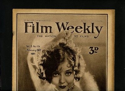 Nancy Carroll Edna Purviance Stan Laurel Evalyn Knapp Film Weekly UK