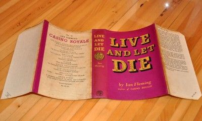 Live and Let Die Ian Fleming 1st 1st UK Edition ORG DJ