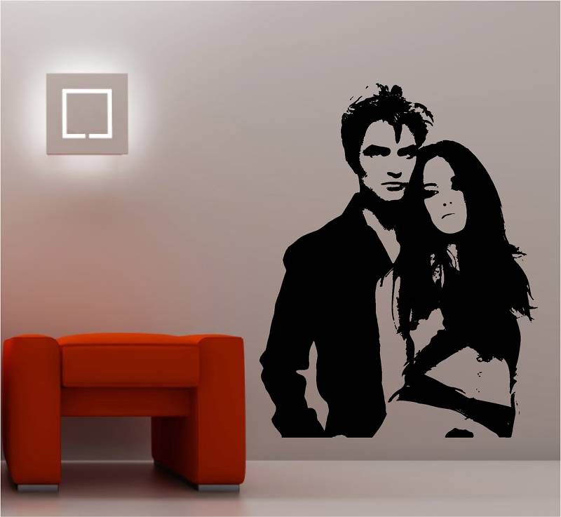 Twilight Bella Edward Wall Art Sticker Vinyl Decal