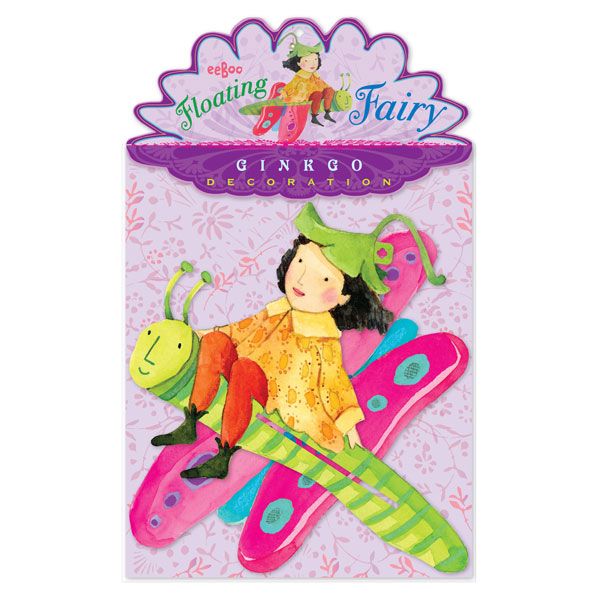 eeBoo Ginkgo Floating Fairy Durable Cardboard Decoration Approx 10 25