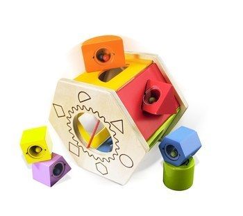 Educo Shake n Match Shape Sorter wooden toy 22986