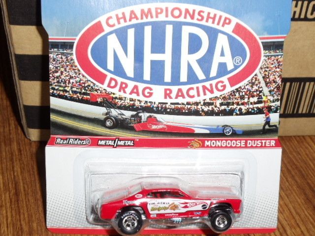 Hotwheels NHRA RACING Tom Mcevens MONGOOSE Duster