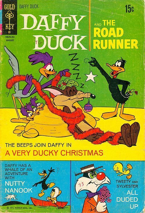 Daffy Duck 73 Gold Key Comics 15¢ Cover January 1972