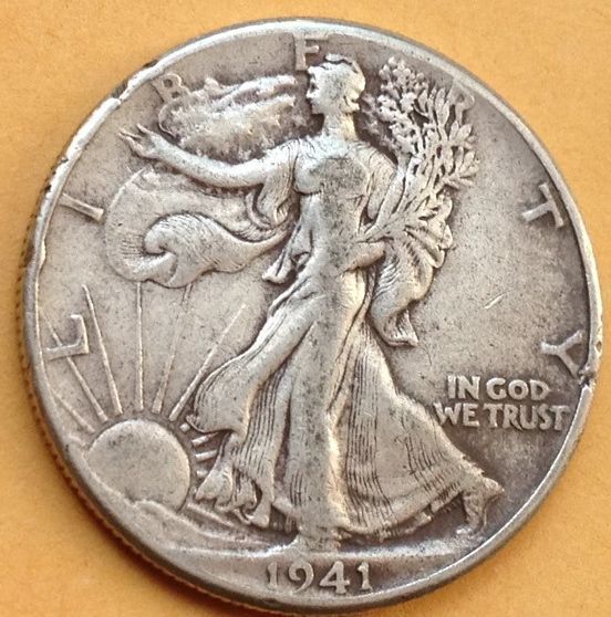 1941 Walking Liberty Half Dollar